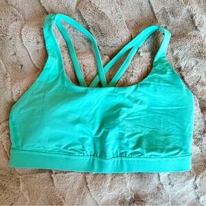 Lululemon Energy Bra Turquoise - Size 10